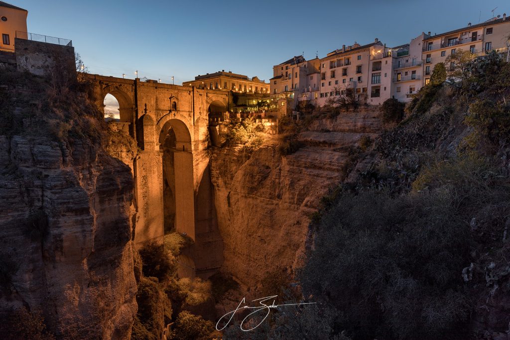 Ancient Crossing - Ronda, Spain by Jon Barker