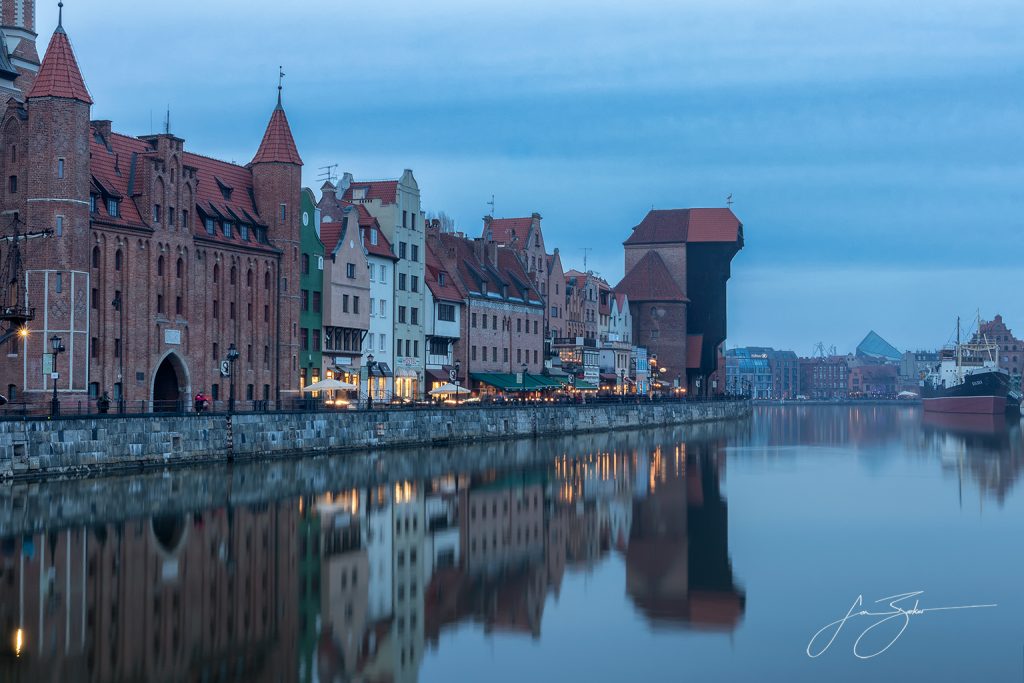 Twilight in Gdansk - Gdansk, Poland by Jon Barker