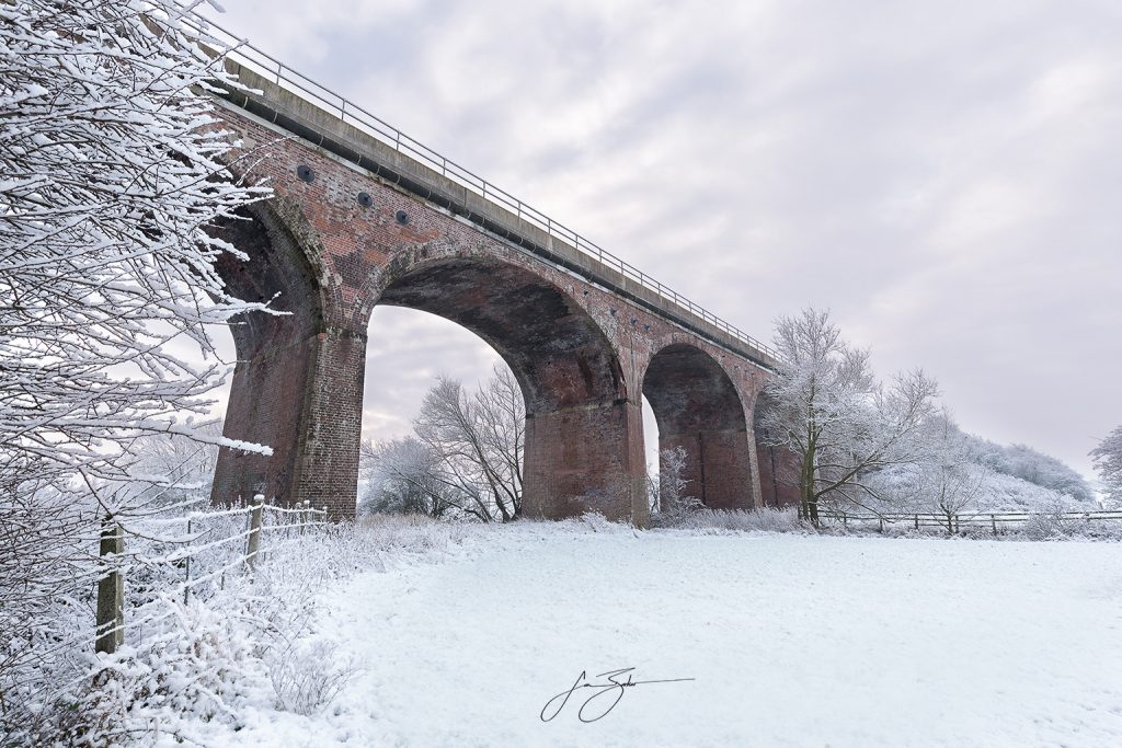 Winter on the Went in West Yorkshire by Jon Barker